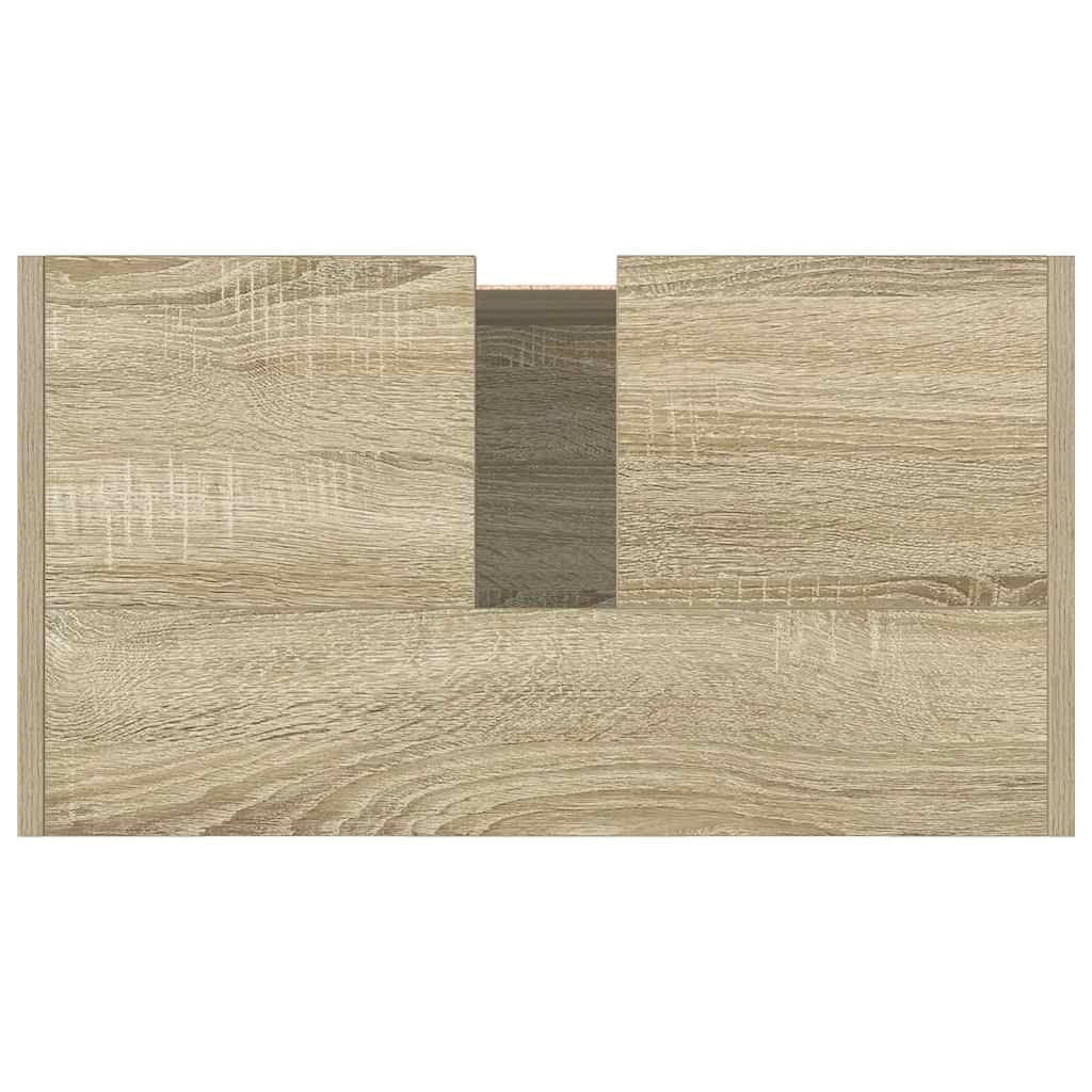 Mobile da Bagno Rovere Sonoma 58x33x60 cm in Legno Multistrato | homemem39
