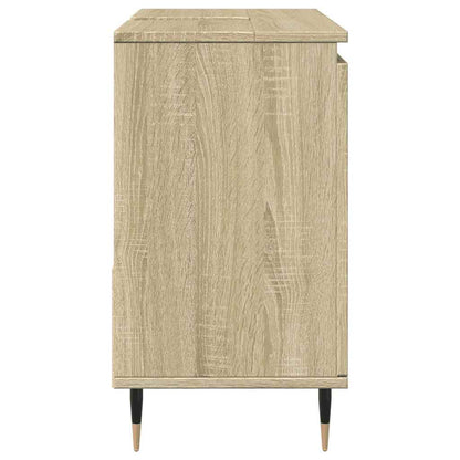 Mobile Lavabo da Bagno Rovere Sonoma 65x33x60 cm in Truciolato