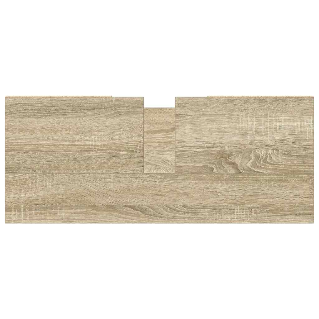 Mobile da Bagno Rovere Sonoma 80x33x60 cm in Legno Multistrato