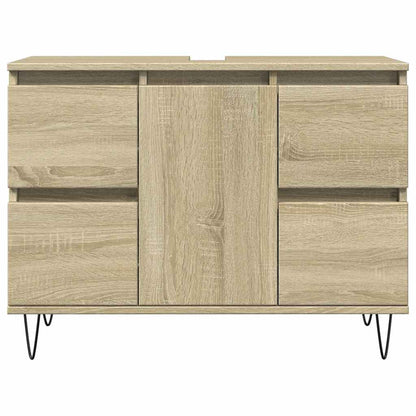 Mobile da Bagno Rovere Sonoma 80x33x60 cm in Legno Multistrato | homemem39