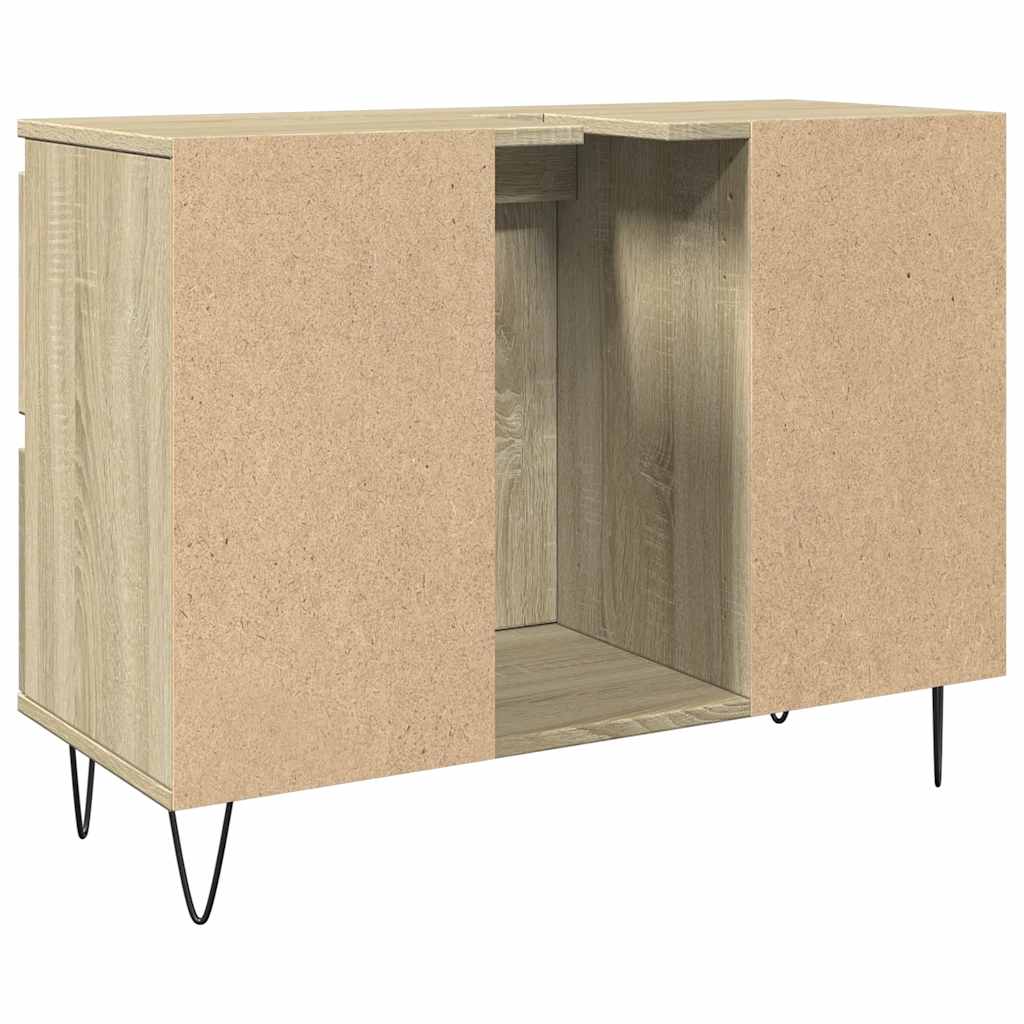 Mobile da Bagno Rovere Sonoma 80x33x60 cm in Legno Multistrato | homemem39