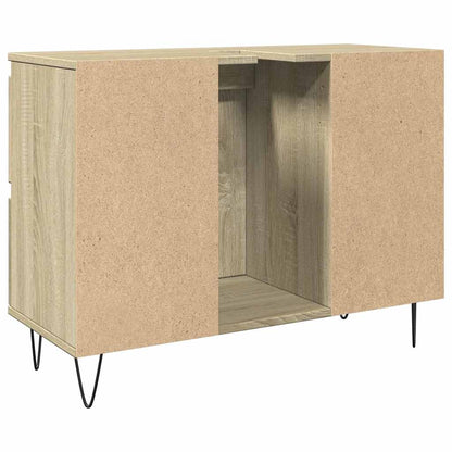 Mobile da Bagno Rovere Sonoma 80x33x60 cm in Legno Multistrato | homemem39