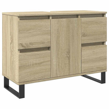 Mobile da Bagno Rovere Sonoma 80x33x60 cm in Legno Multistrato | homemem39