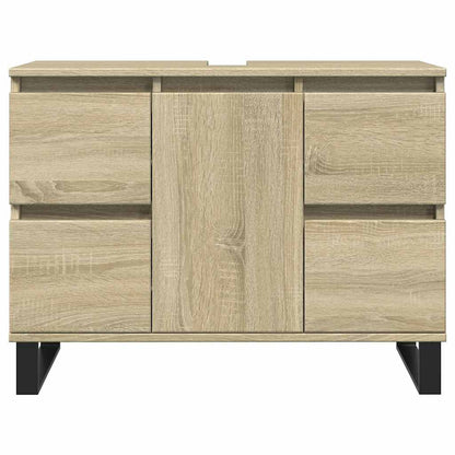 Mobile da Bagno Rovere Sonoma 80x33x60 cm in Legno Multistrato | homemem39