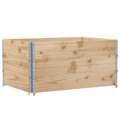 Paretali per Pallet 3 pz 120x80 cm in Legno Massello di Pino | homemem39
