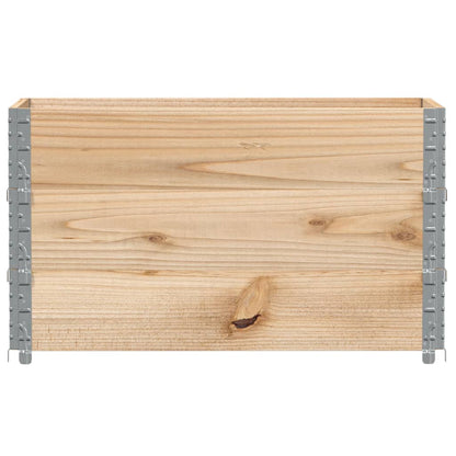 Paretali per Pallet 3 pz 100x50 cm in Legno Massello di Pino | homemem39