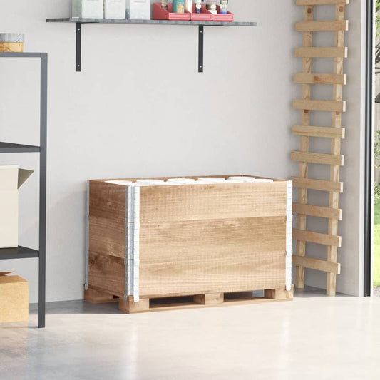 Paretali per Pallet 3 pz 100x50 cm in Legno Massello di Pino | homemem39