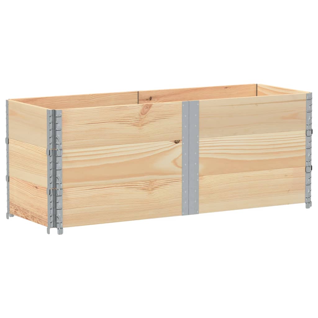 Paretali per Pallet 3 pz 150x50 cm in Legno Massello di Pino | homemem39