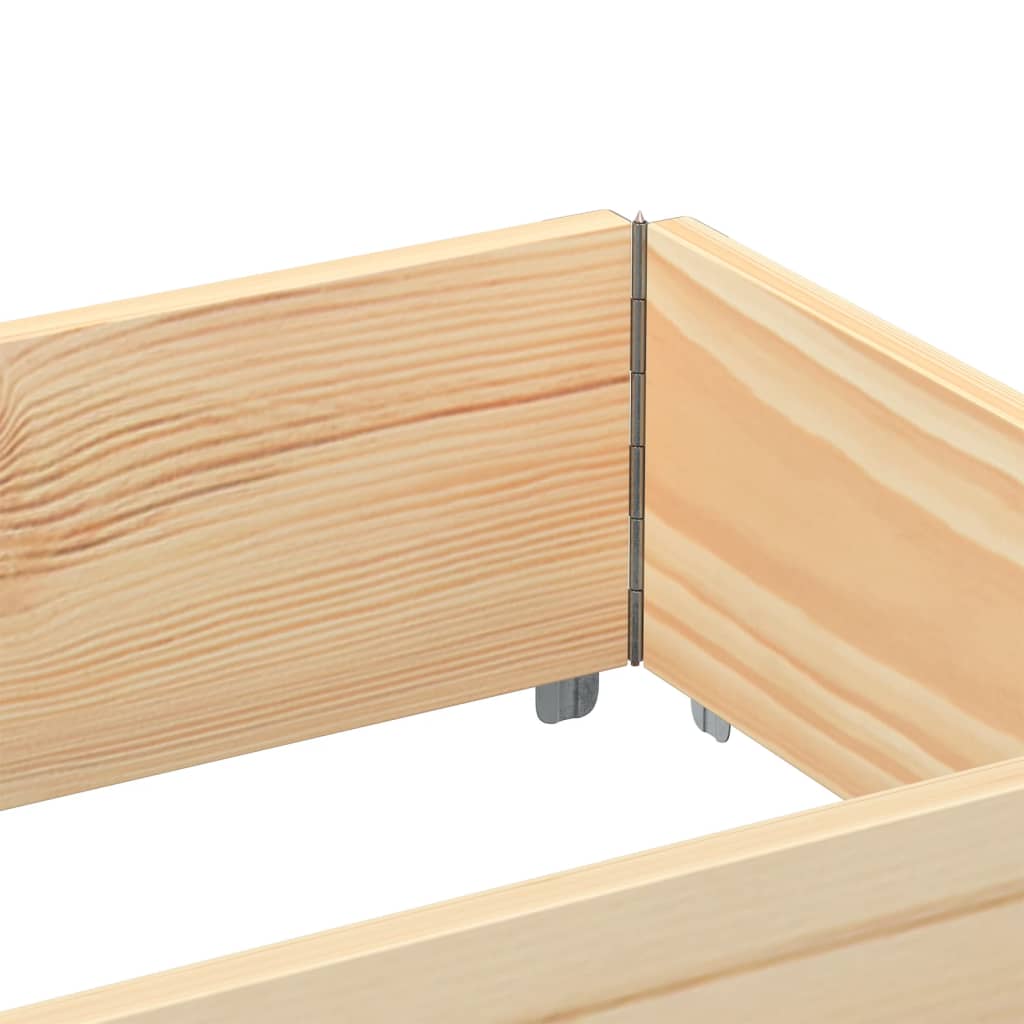Paretali per Pallet 3 pz 150x50 cm in Legno Massello di Pino | homemem39