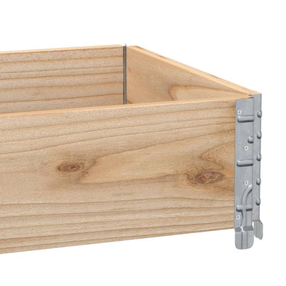Fioriera da Giardino 100x50 cm in Legno Massello di Pino | homemem39