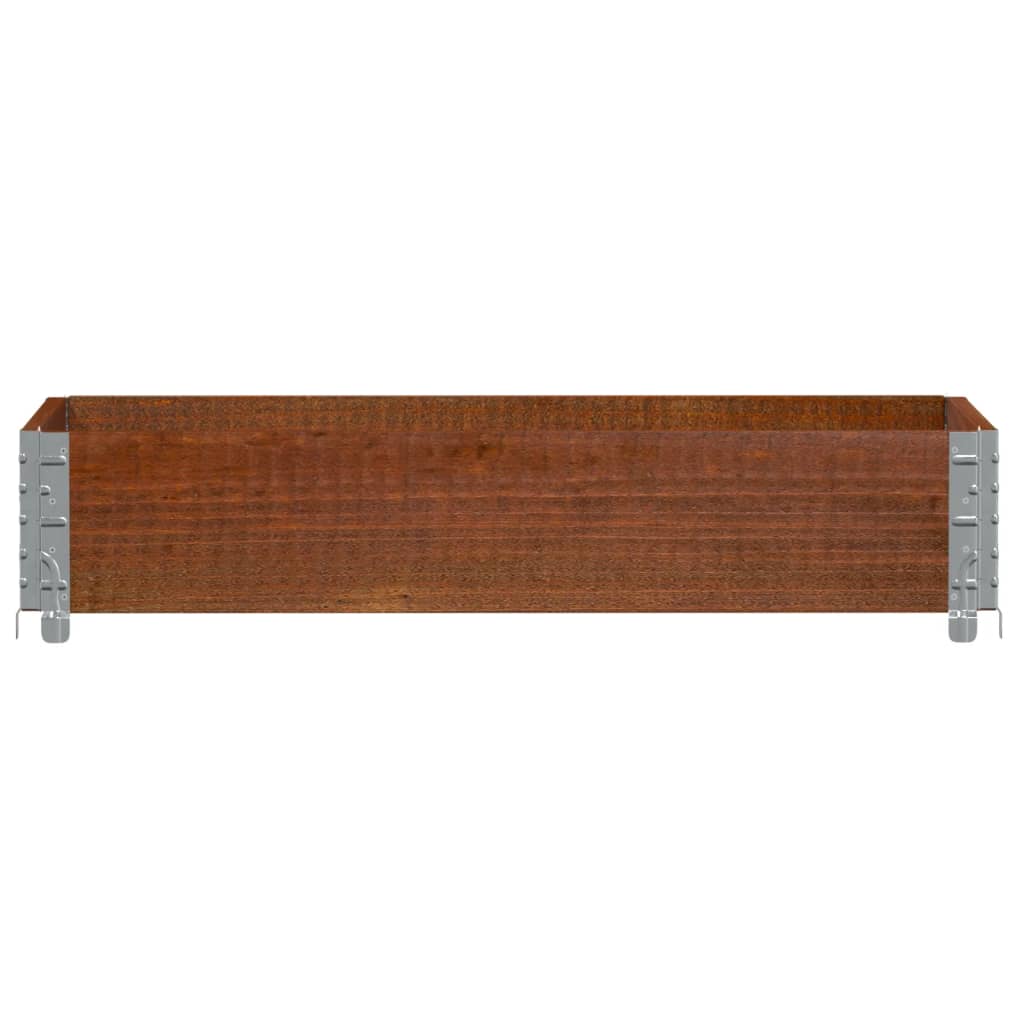 Fioriera da Giardino Marrone 100x50 cm Legno Massello di Pino | homemem39