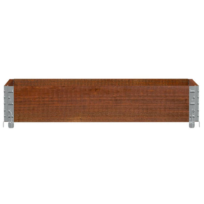 Fioriera da Giardino Marrone 100x50 cm Legno Massello di Pino | homemem39