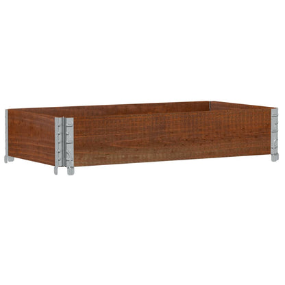 Fioriera da Giardino Marrone 100x50 cm Legno Massello di Pino | homemem39
