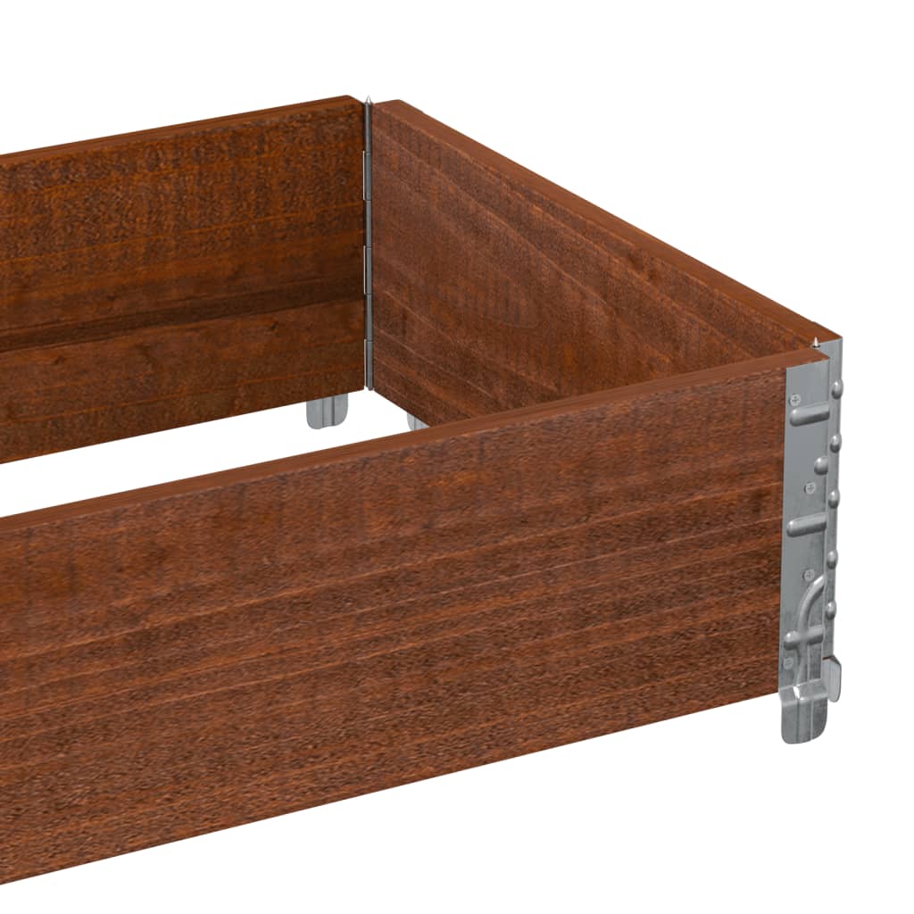 Fioriera da Giardino Marrone 100x50 cm Legno Massello di Pino | homemem39