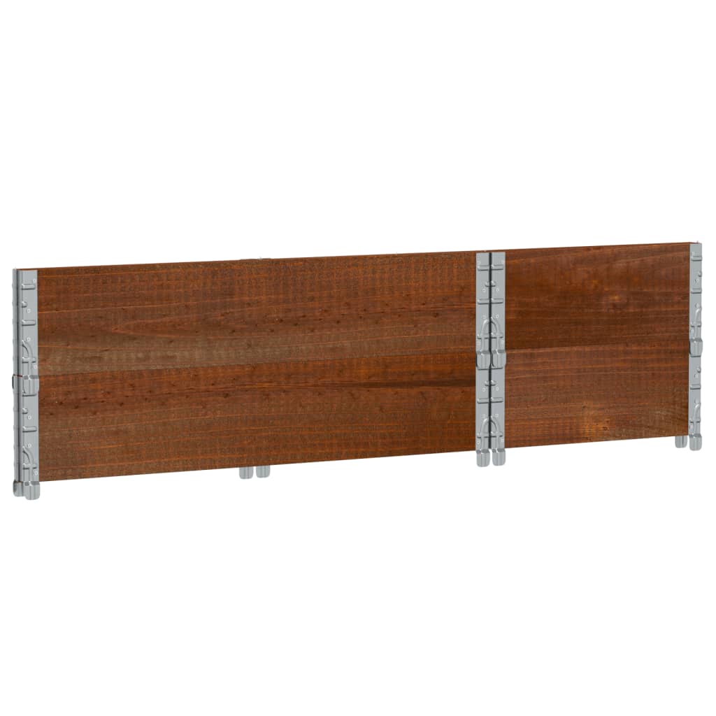 Fioriera da Giardino Marrone 100x50 cm Legno Massello di Pino | homemem39