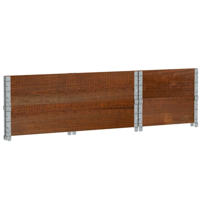Fioriera da Giardino Marrone 100x50 cm Legno Massello di Pino | homemem39