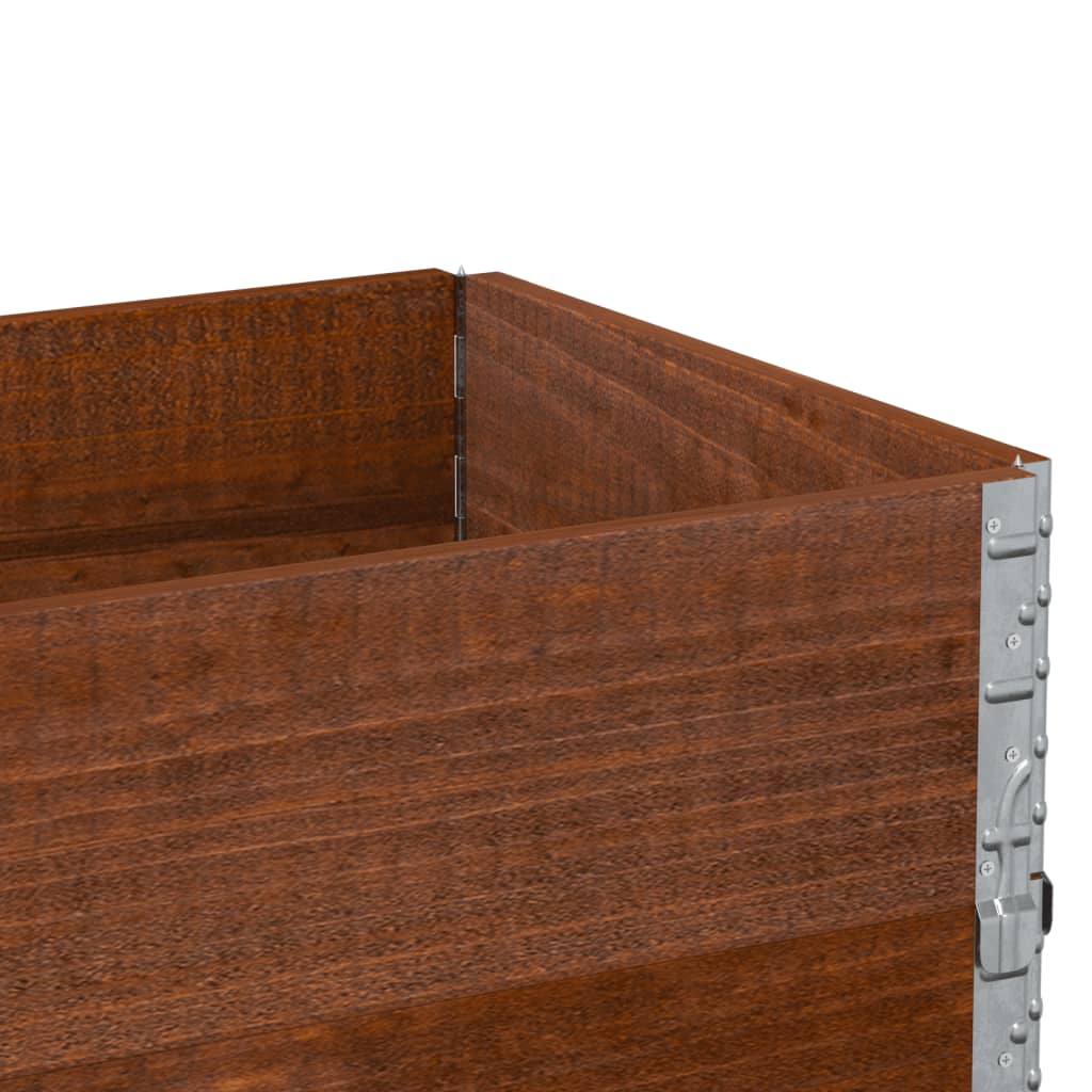 Fioriera da Giardino Marrone 100x50 cm Legno Massello di Pino | homemem39