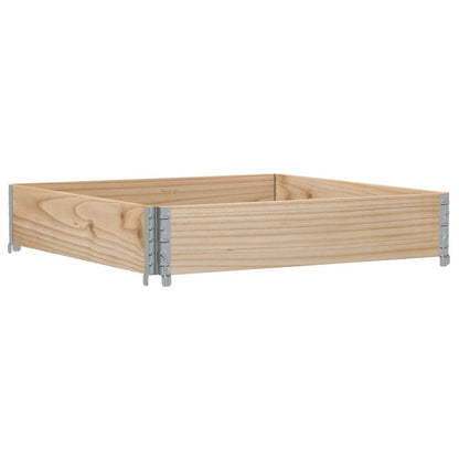 Fioriera da Giardino 100x100 cm in Legno Massello di Pino | homemem39