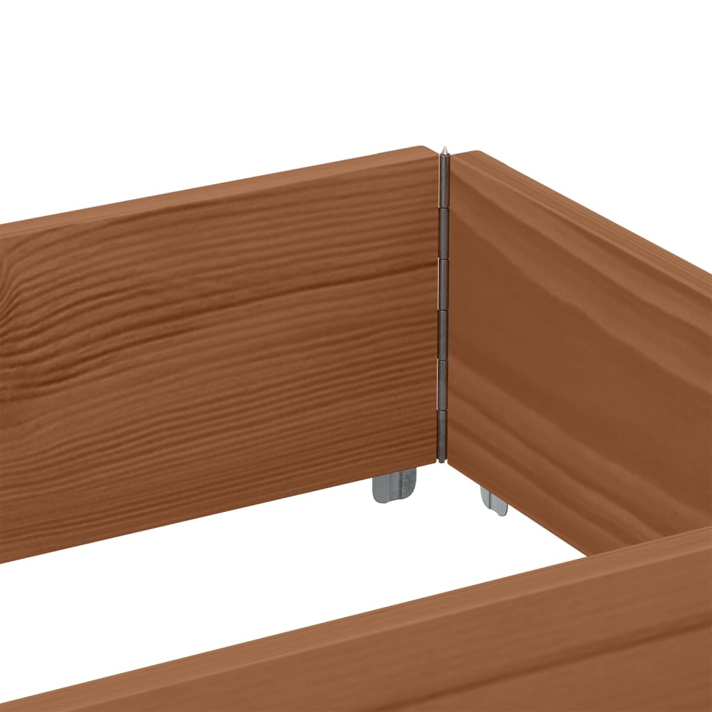 Poggiapiedi da Giardino Marrone 150x50cm Legno Massello di Pino | homemem39