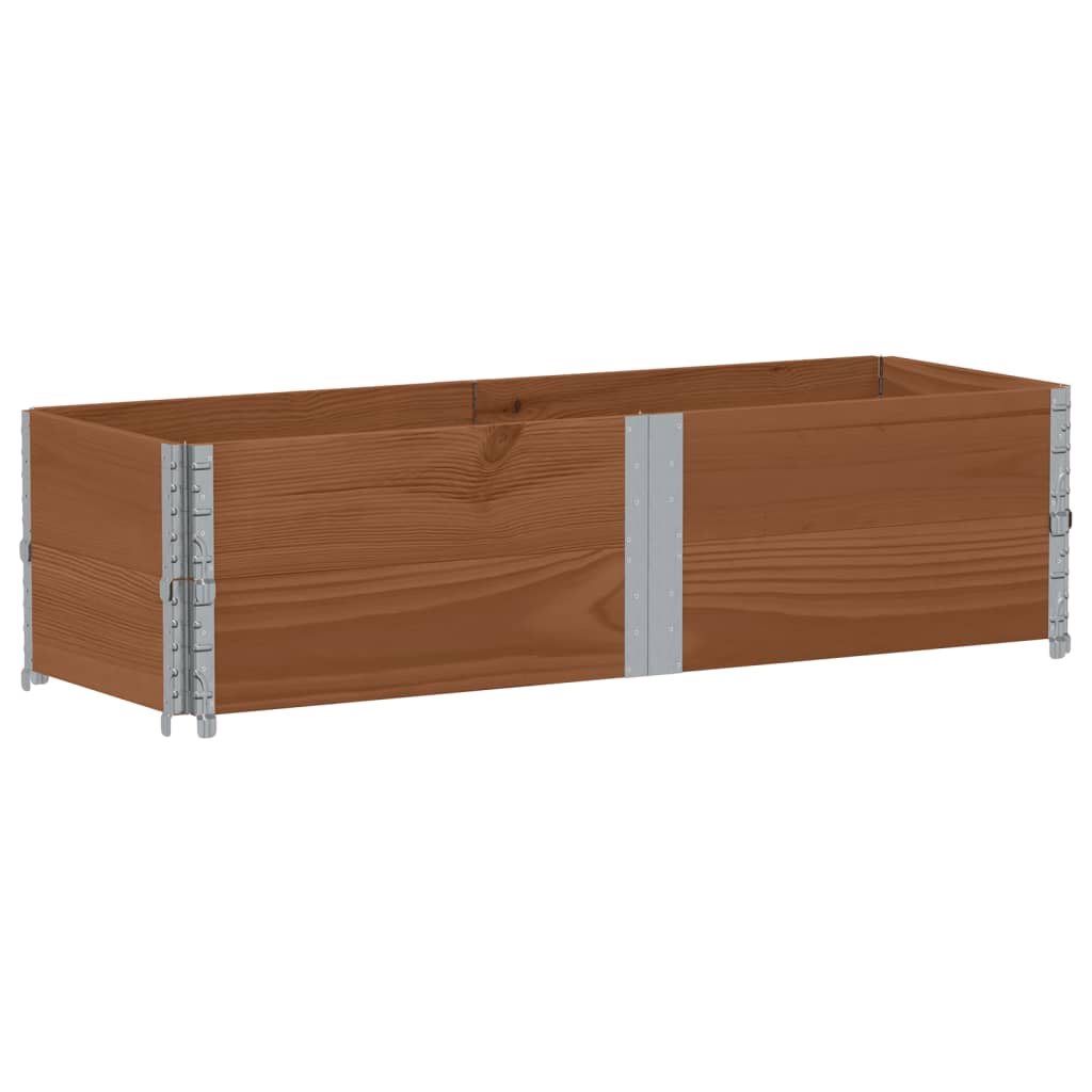 Poggiapiedi da Giardino Marrone 150x50cm Legno Massello di Pino | homemem39