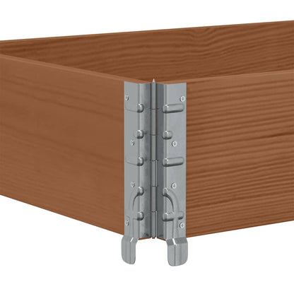 Poggiapiedi da Giardino Marrone 150x50cm Legno Massello di Pino | homemem39