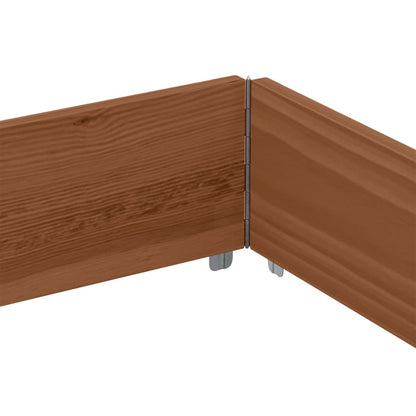 Fioriera da Giardino Marrone 150x100 cm Legno Massello di Pino | homemem39