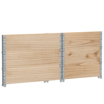 Fioriera da Giardino 80x60 cm in Legno Massello di Pino | homemem39