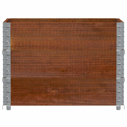 Fioriera da Giardino Marrone 80x60 cm Legno Massello di Pino | homemem39