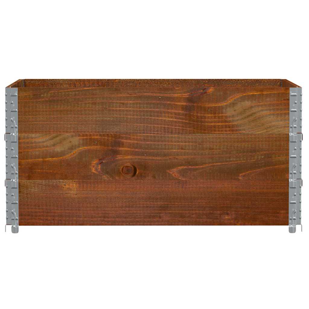 Poggiapiedi da Giardino Marrone 120x80cm Legno Massello di Pino | homemem39