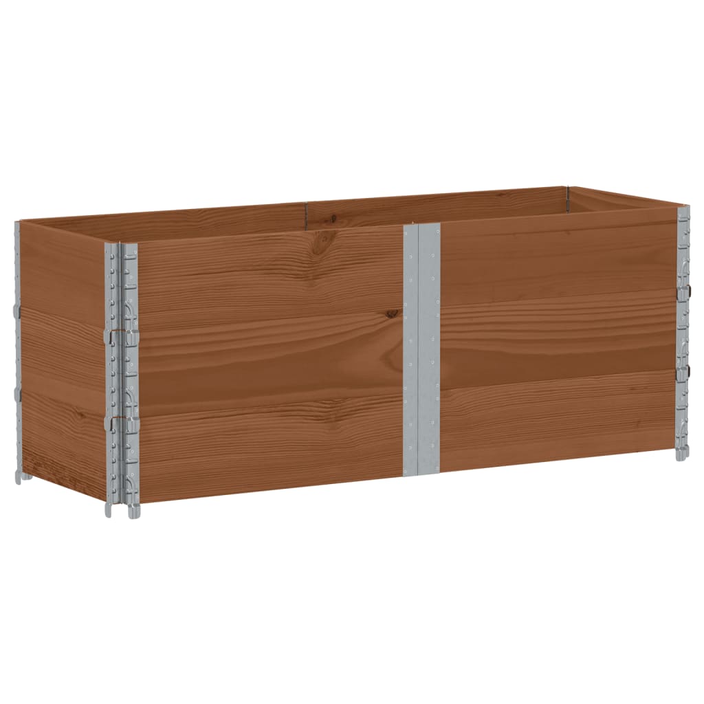 Poggiapiedi da Giardino Marrone 150x50cm Legno Massello di Pino | homemem39