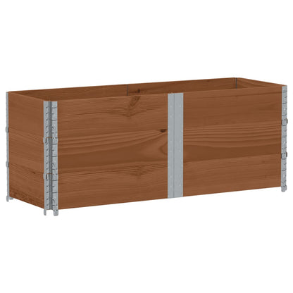 Poggiapiedi da Giardino Marrone 150x50cm Legno Massello di Pino | homemem39