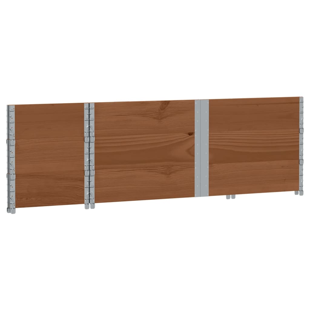 Poggiapiedi da Giardino Marrone 150x50cm Legno Massello di Pino | homemem39