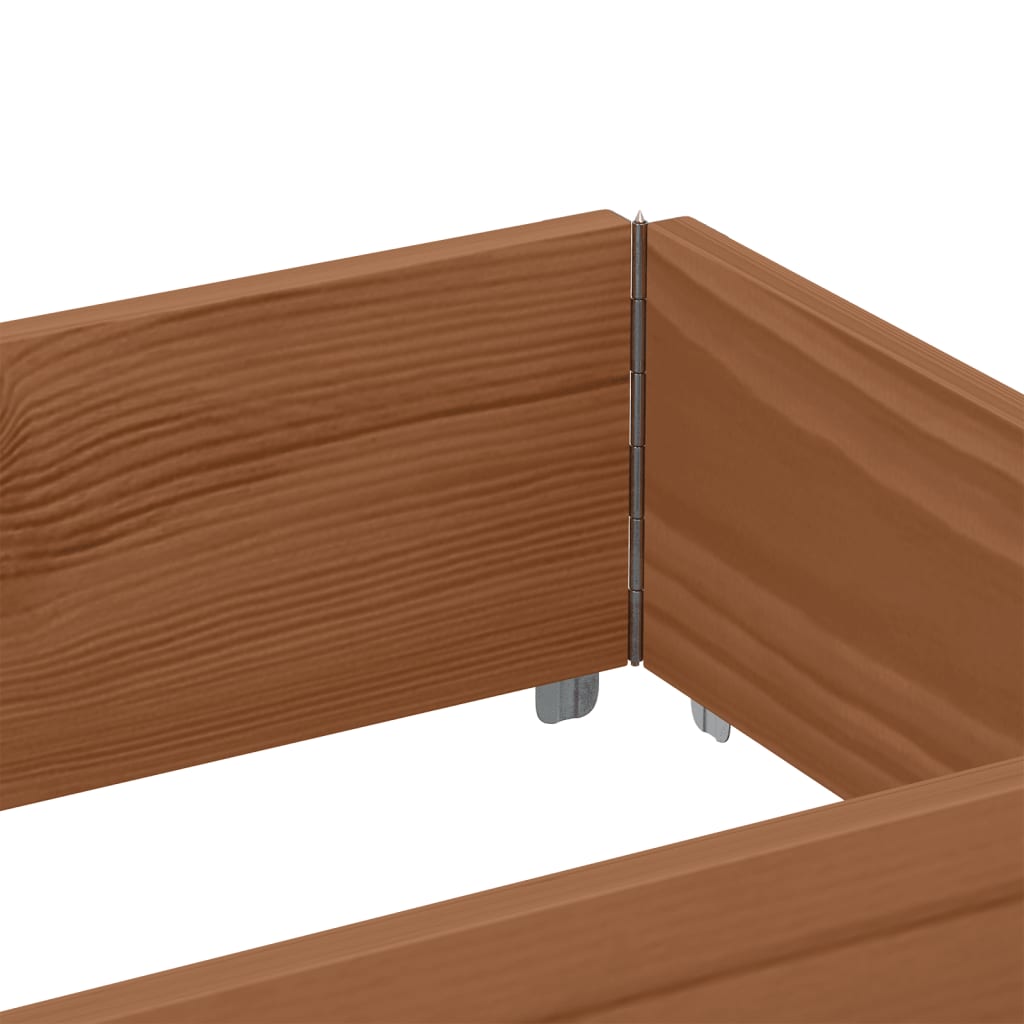 Poggiapiedi da Giardino Marrone 150x50cm Legno Massello di Pino | homemem39