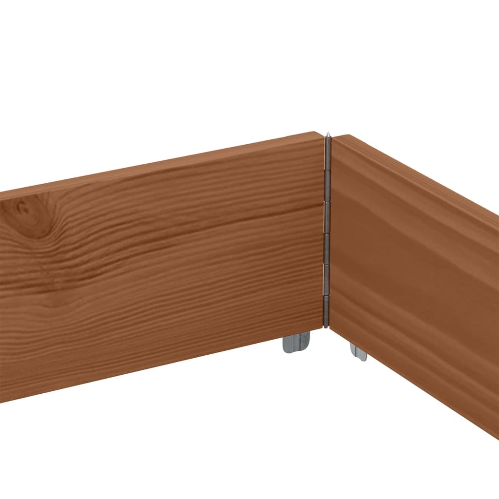 Fioriera da Giardino Marrone 150x100 cm Legno Massello di Pino | homemem39