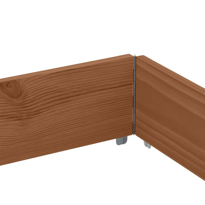 Fioriera da Giardino Marrone 150x100 cm Legno Massello di Pino | homemem39