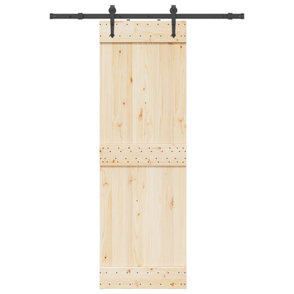 Kit di Binari per Porte Scorrevoli 152,5 cm Acciaio Nero | homemem39