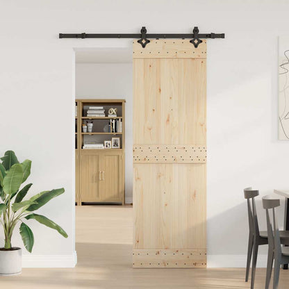 Kit di Binari per Porte Scorrevoli 152,5 cm Acciaio Nero | homemem39