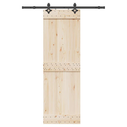 Kit di Binari per Porte Scorrevoli 152,5 cm Acciaio Nero | homemem39