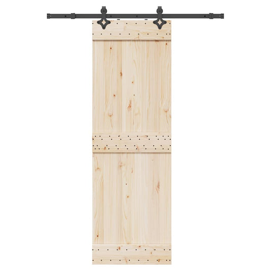 Kit di Binari per Porte Scorrevoli 152,5 cm Acciaio Nero | homemem39