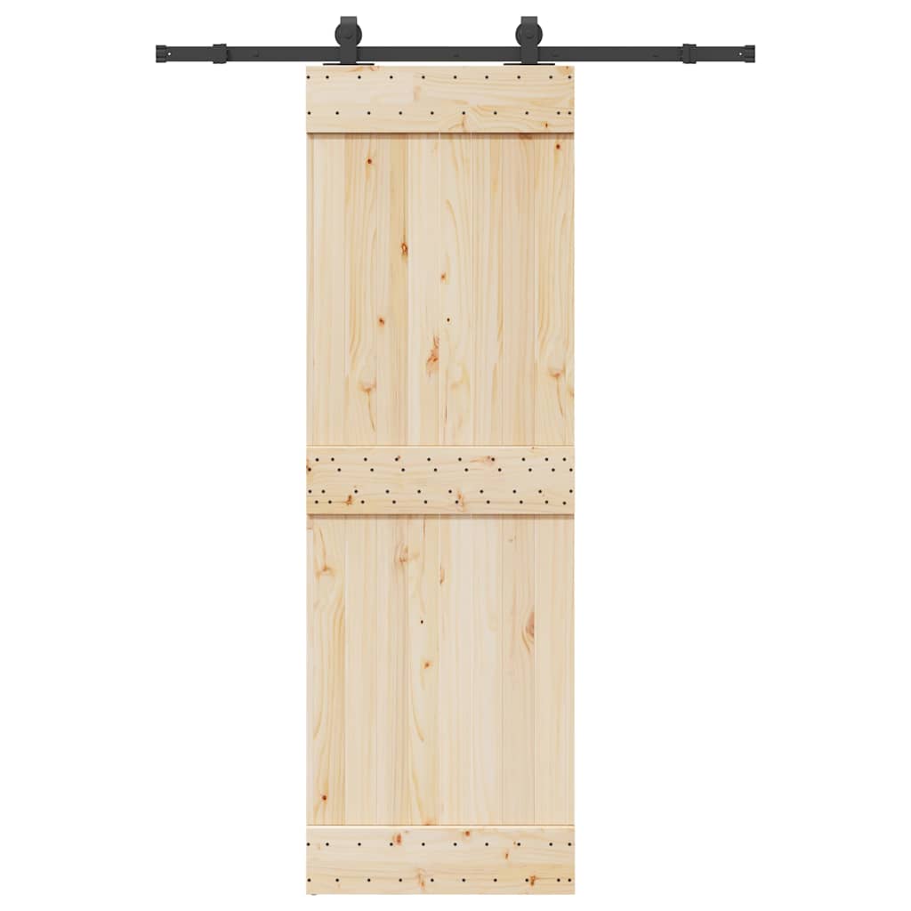 Kit di Binari per Porte Scorrevoli 152,5 cm Acciaio Nero | homemem39