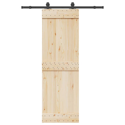 Kit di Binari per Porte Scorrevoli 152,5 cm Acciaio Nero | homemem39
