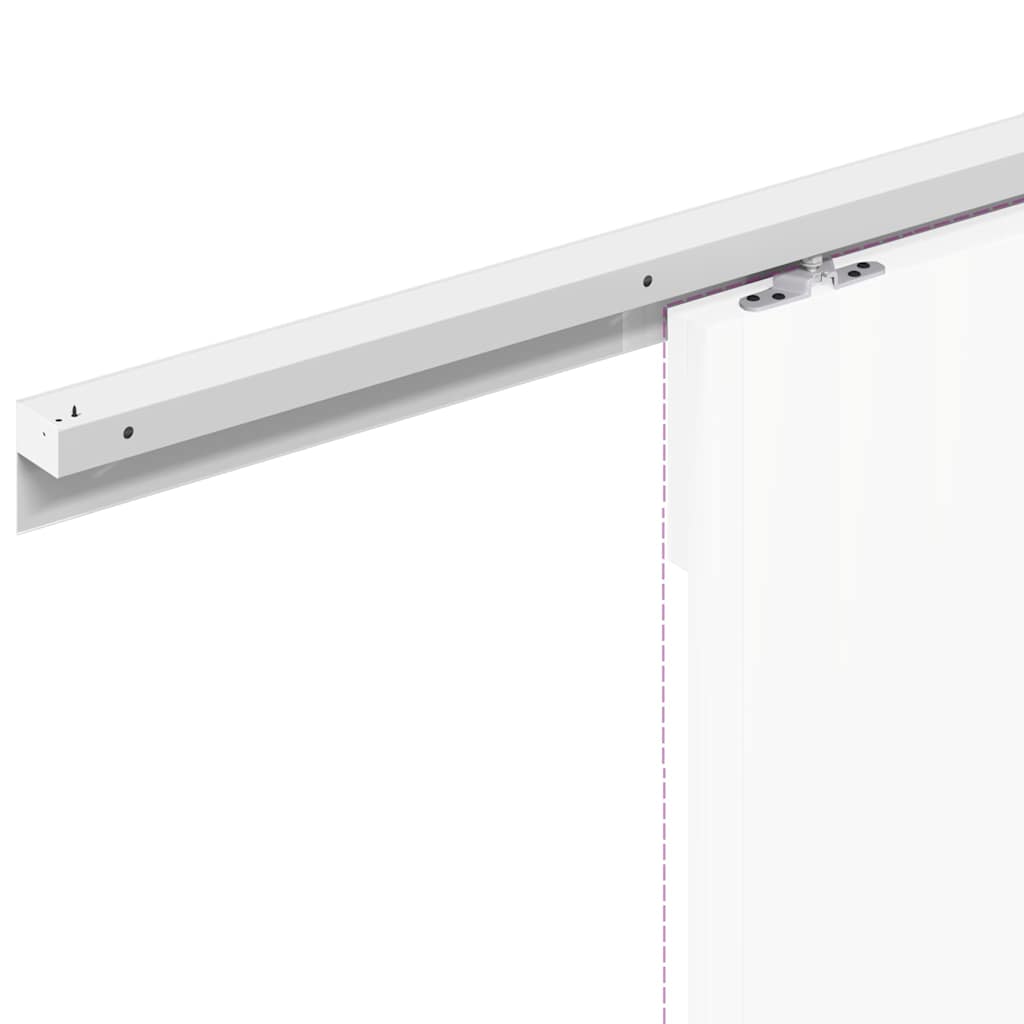Kit Ferramenta per Porte Scorrevoli 183 cm in Lega di Alluminio | homemem39