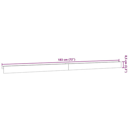 Kit Ferramenta per Porte Scorrevoli 183 cm in Lega di Alluminio | homemem39