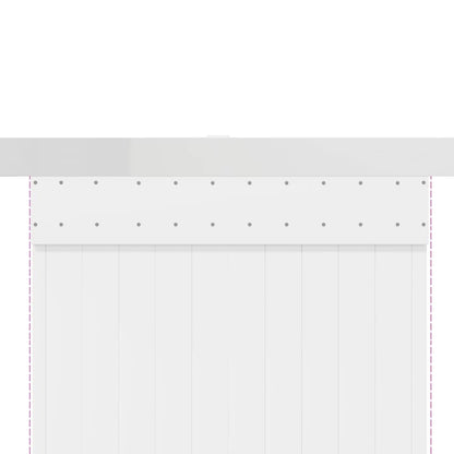 Kit Ferramenta per Porte Scorrevoli 200 cm in Lega di Alluminio | homemem39