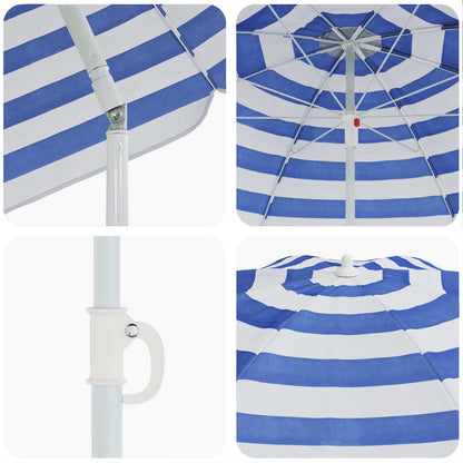 Ombrello da giardino 206 x 206 x 212 cm Poliestere 170T