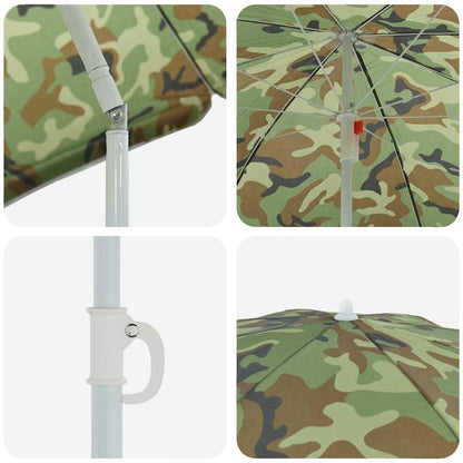 Ombrello da giardino 240 cm Poliestere 170T Mimetico