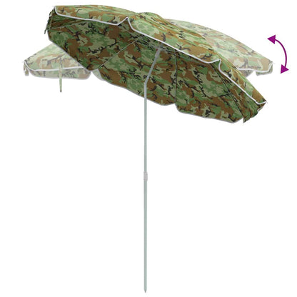 Ombrello da giardino 240 cm Poliestere 170T Mimetico