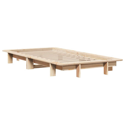 Giroletto senza Materasso 100x200 cm in Legno Massello di Pino | homemem39