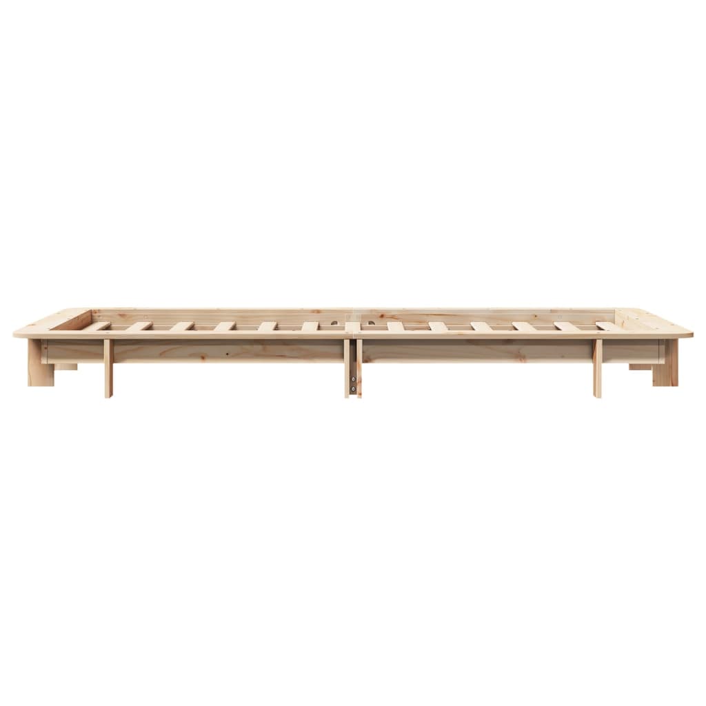 Letto senza Materasso 90x200 cm in Legno Massello di Pino | homemem39