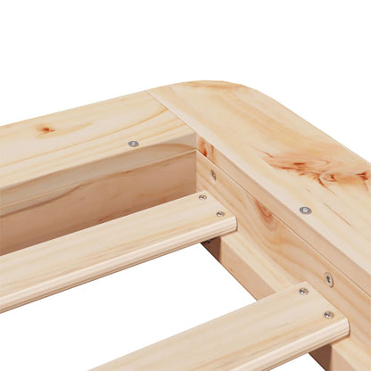 Letto senza Materasso 90x200 cm in Legno Massello di Pino | homemem39